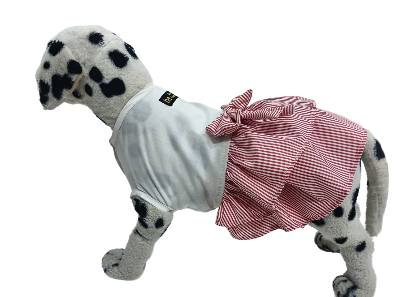 Cotton Dog Summer Dress Girl Puppy Clothes Female Princess Frock